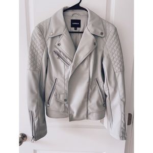 Faux leather jacket